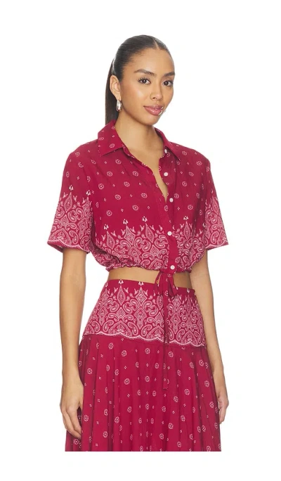 Devon Windsor Rosie Top In Red