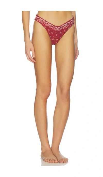 Devon Windsor Larissa Bikini Bottom In Red