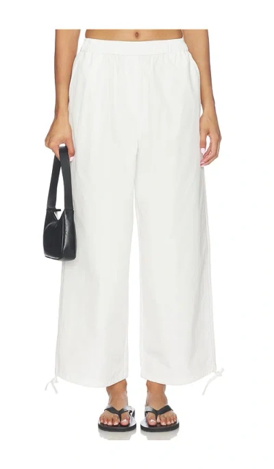 Aexae Cotton Drape Balloon Pant In White