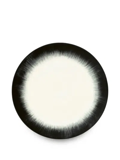 Serax Dé Gradient-effect Plates (set Of Two) In White