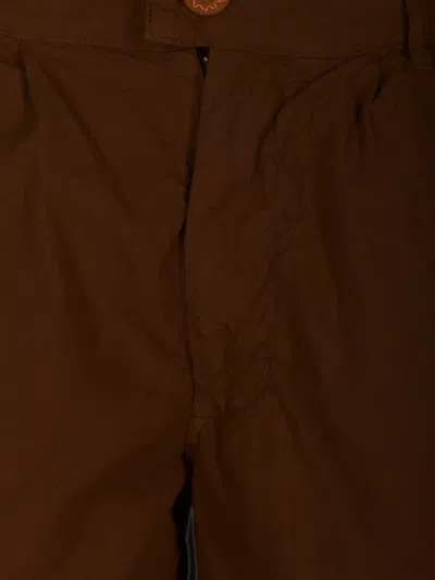 Monostereo Belt-loop Shorts In Brown