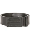 DSQUARED2 logo buckle belt,LEDER100%