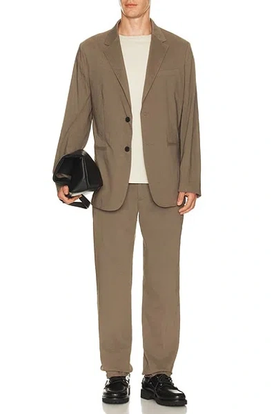 Theory Standard Blazer In Brown