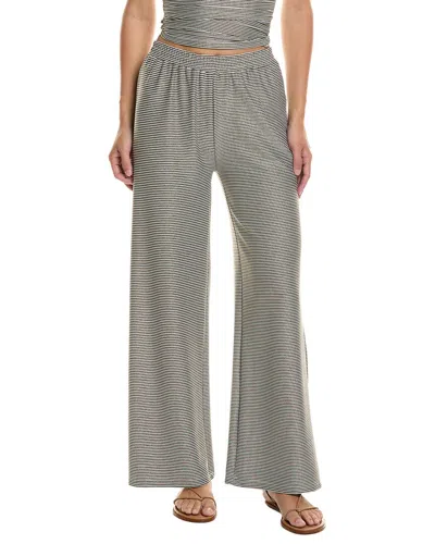 Surf Gypsy Lurex Rib Pant In Gray