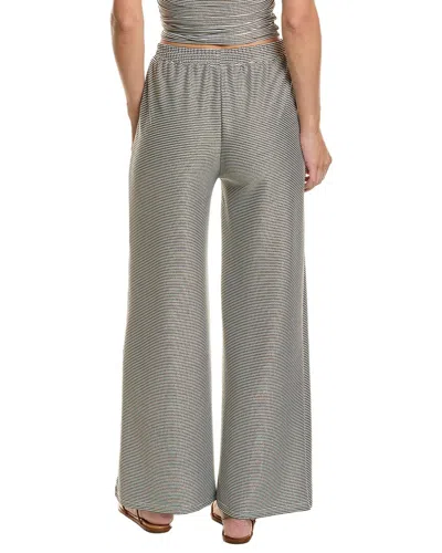 Surf Gypsy Lurex Rib Pant In Gray