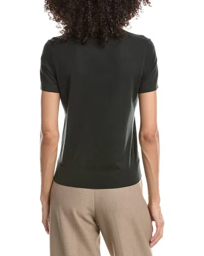 Theory Basic Wool T-shirt In Black