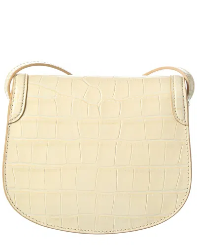 Tom Ford Mini Leather Shoulder Bag In White