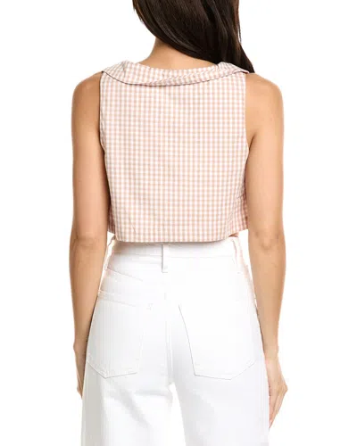 Luxe Always Check Top In Brown