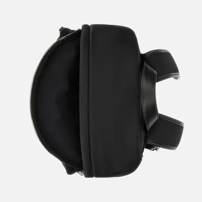 Hogan Logo Embossed Zip-around Backpack In Black