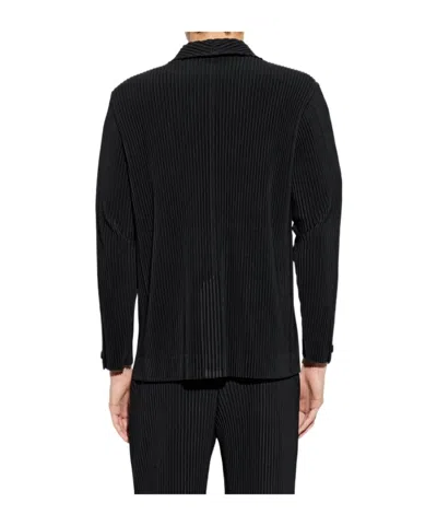 Issey Miyake Polyester Blazer In Black