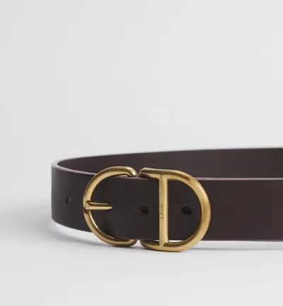 Dior Cd Belt In Brown