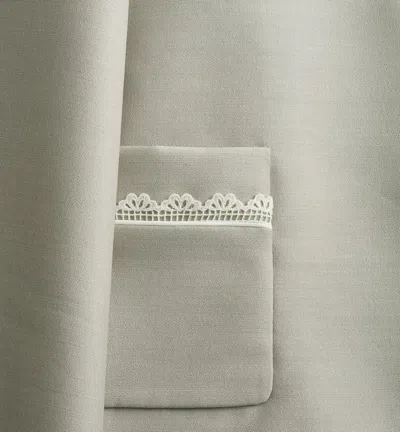 Dior Cropped Jacket In Gray