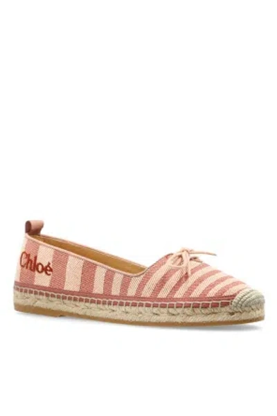 Chloé Patterned Flat Shoes In Multi