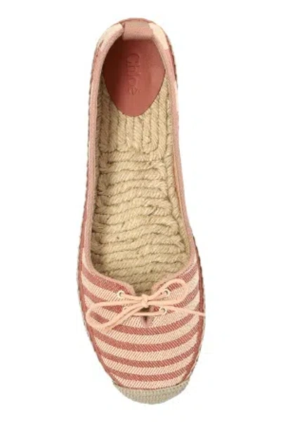 Chloé Patterned Flat Shoes In Multi