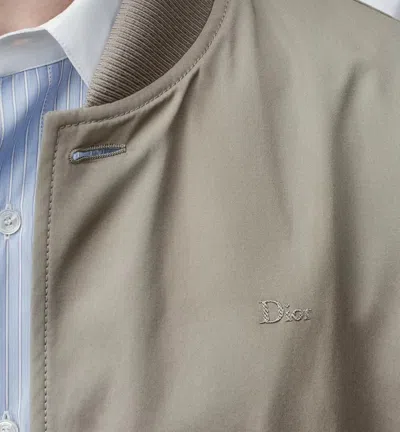 Dior Varsity Jacket In Neutral