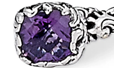 Samuel B. Amethyst Bangle In Metallic
