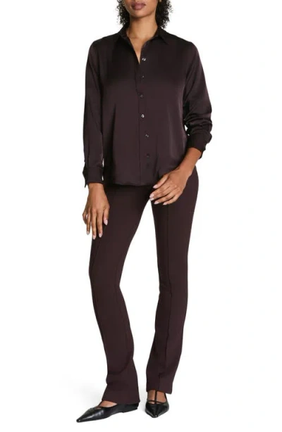 Spanx ® Pull-on Demi Bootcut Ponte Pants In Brown