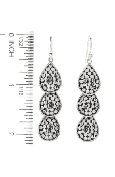 Samuel B. Dots Teardrop Earrings In Metallic
