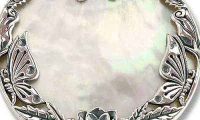 Samuel B. Silver Pendant In Metallic
