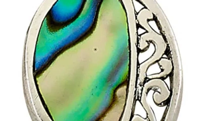 Samuel B. Abalone Drop Earrings In Multi