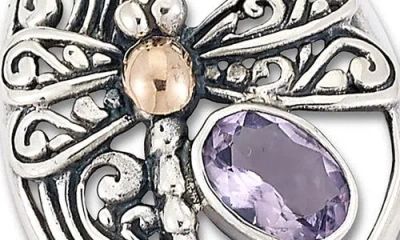 Samuel B. Dragonfly Pendant In Silver