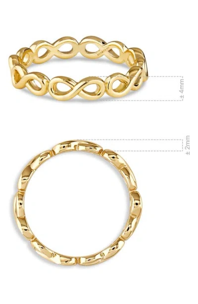 Devata Infinity Eternity Ring In Gold