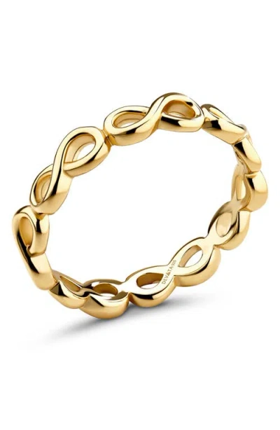 Devata Infinity Eternity Ring In Gold