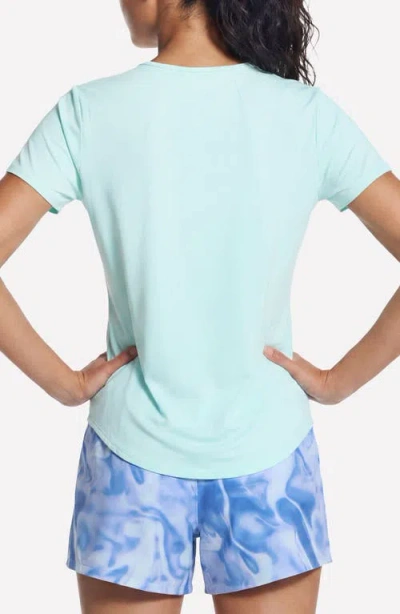 Skechers Stripe Peformance T-shirt In Blue