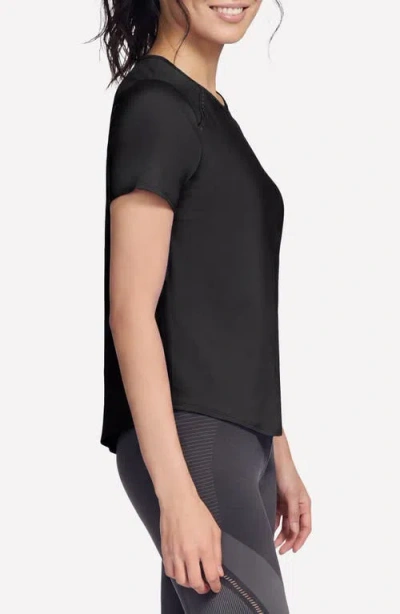 Skechers Stripe Peformance T-shirt In Black