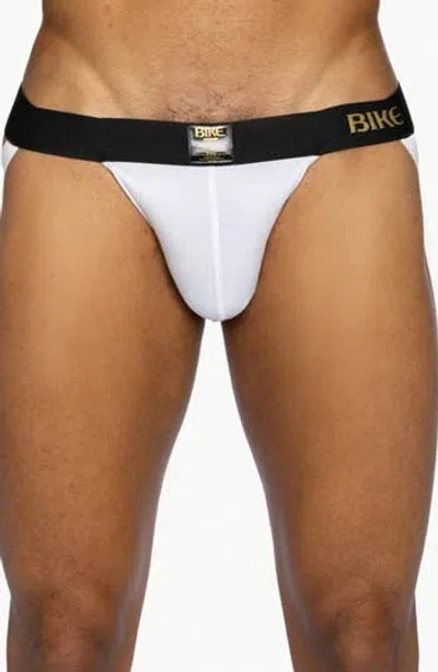 Bike Active Jock Strap In White