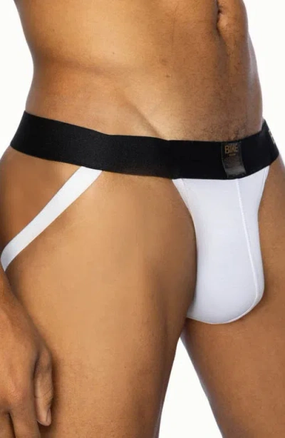 Bike Active Jock Strap In White