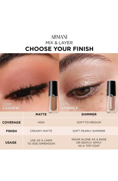 Armani Collezioni Armani Beauty Eye Tint Longwear Liquid Eyeshadow In Transparent