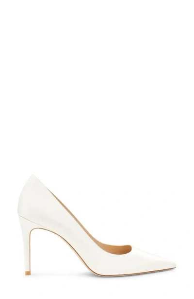 Stuart Weitzman Stuart Power 85 Pump In White