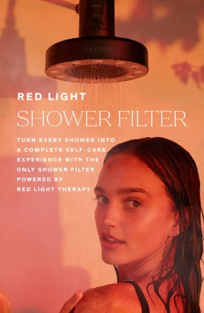 Higherdose Red Light Shower Filter In Black