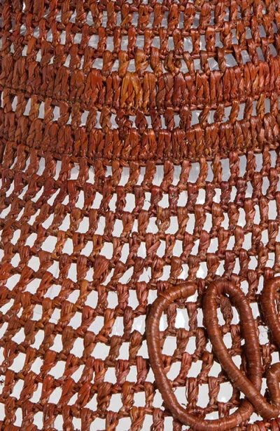 Chloé The Chloe Raffia Capeline Hat In Brown