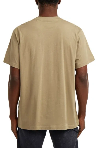 G-star Exposed Seam T-shirt In Brown