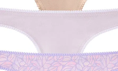 On Gossamer 3-pack Mesh Thongs In Multi