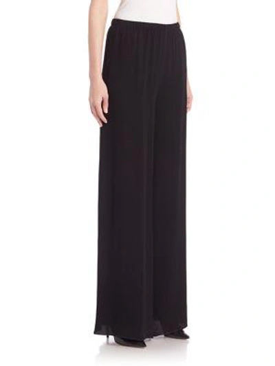 Shop The Row Lena Wide-leg Pants In Black