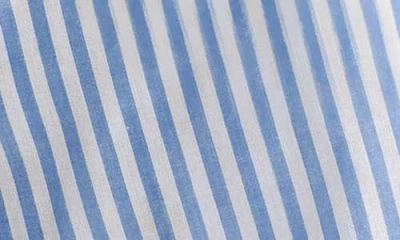 Tommy John Stripe High Waist Woven Sleep Shorts In Blue