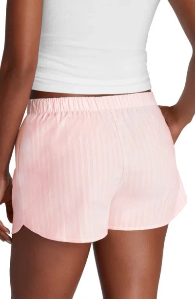 Tommy John Woven Lounge Boxer Shorts In Pink