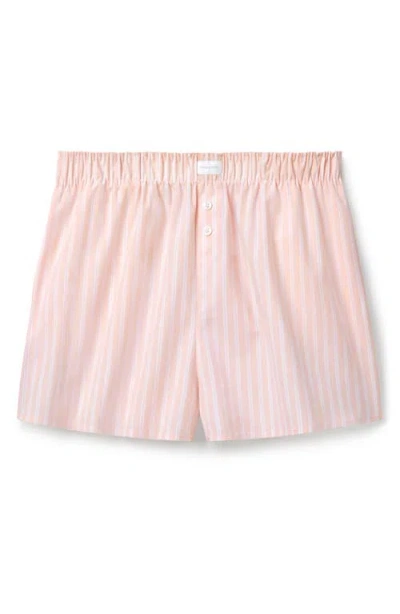 Tommy John Woven Lounge Boxer Shorts In Pink