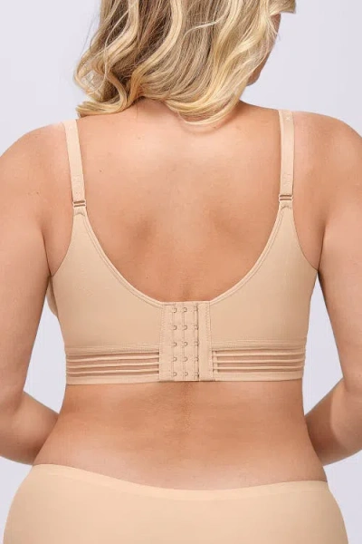 Shapellx Wireless Full Coverage Seamless Bra In Nude
