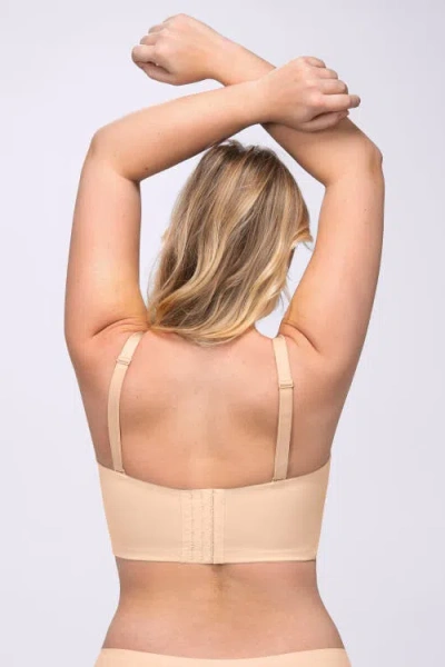 Shapellx Strapless Convertible Underwire Bra Full Coverage In Neutral