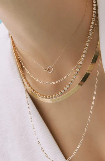 Aurate New York Medium Paperclip Chain Necklace In Gold