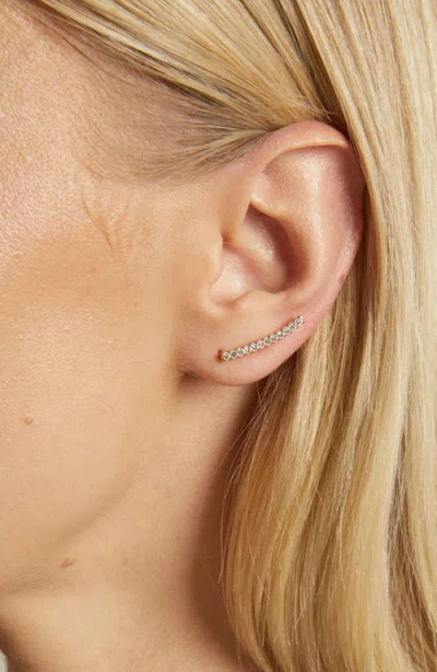 Aurate New York Archival Path Earring In White