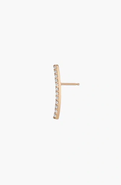 Aurate New York Archival Path Earring In White