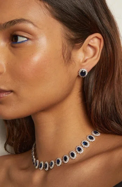 Aurate New York The Diana Stud Earrings In White