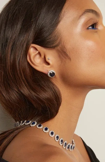 Aurate New York The Diana Stud Earrings In White