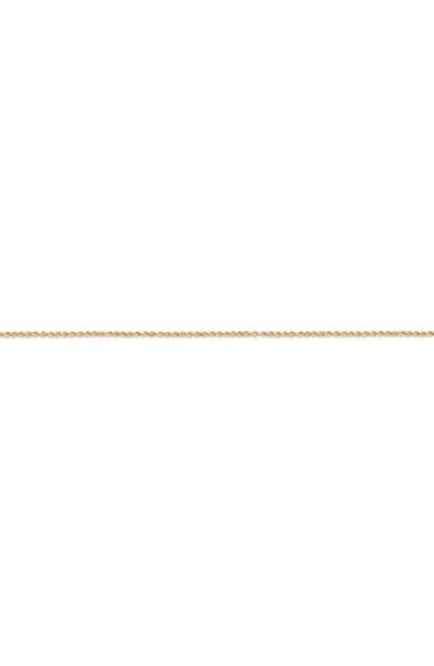 Aurate New York Rope Chain Bracelet In Gold