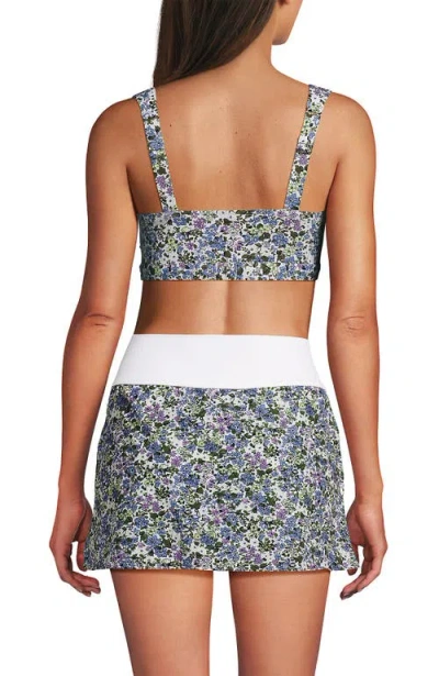 Lands' End Twist Front Bikini Top In Multi
